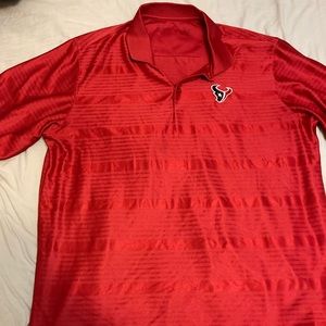 Houston Texans Antigua Red Golf Polo XL
